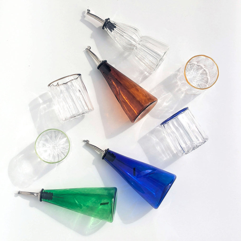 Lauren Hunt Glass. Grove Oil Decanter