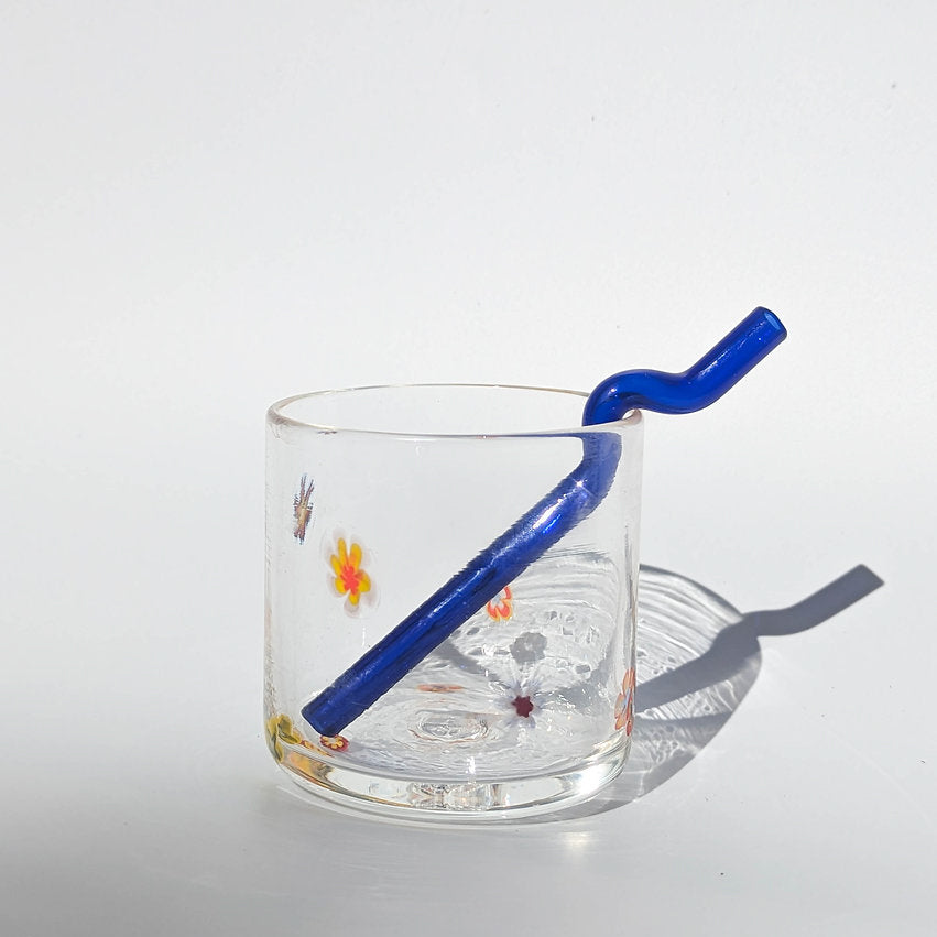 Lauren Hunt Glass. Squiggle Sipper Set