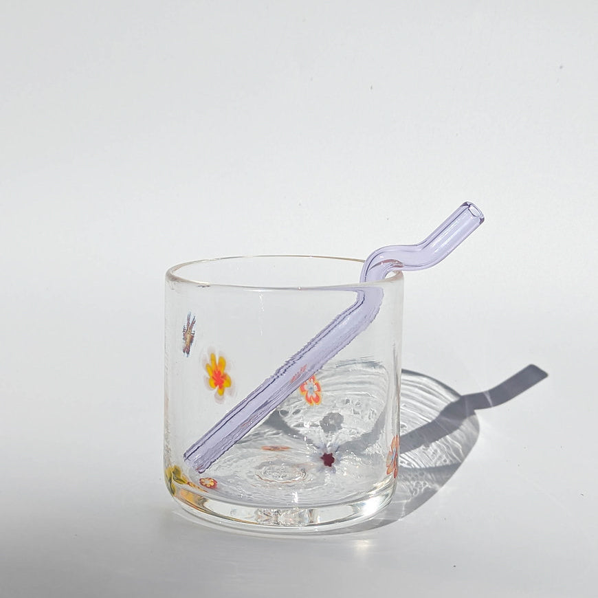 Lauren Hunt Glass. Squiggle Sipper Set