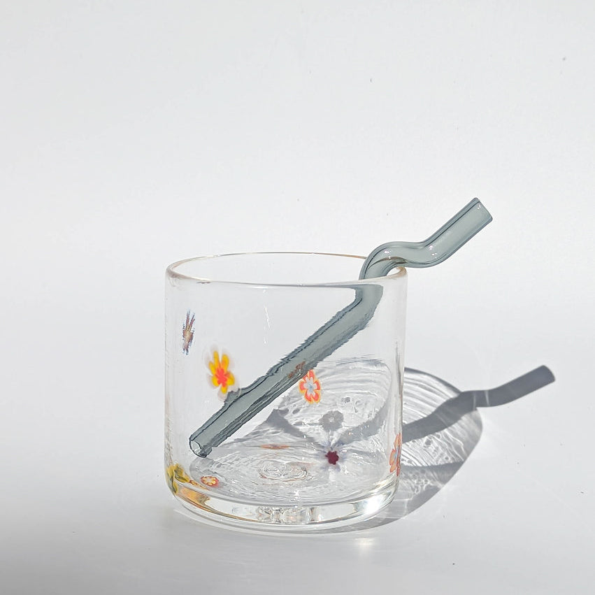 Lauren Hunt Glass. Squiggle Sipper Set