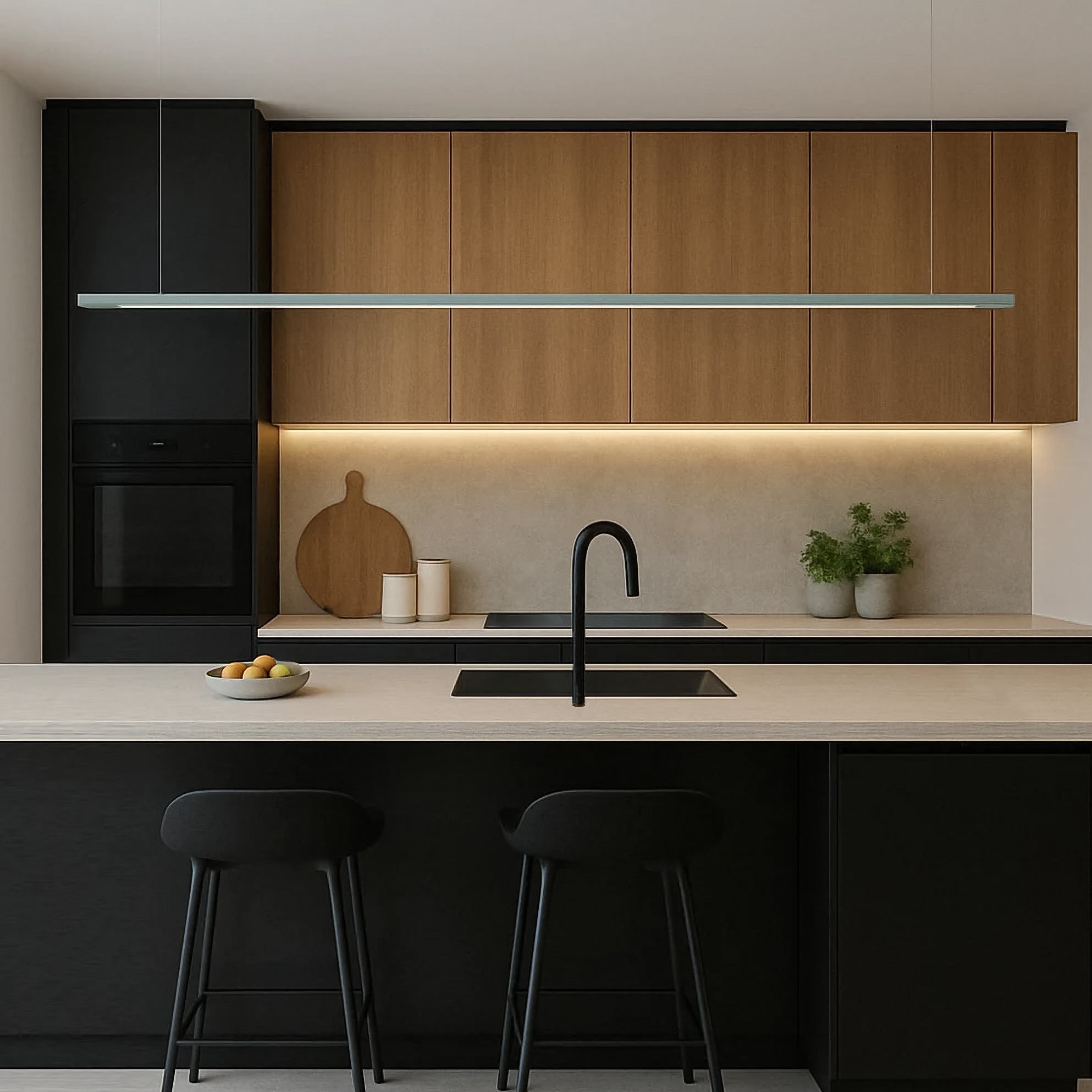 Capsühl Linear LED Linear Pendant | Custom Colour