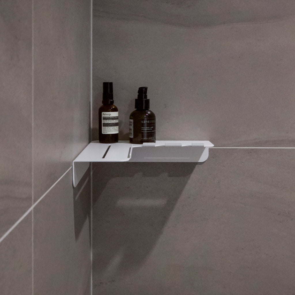 Crisp &Co. Vito Corner Shower Shelf