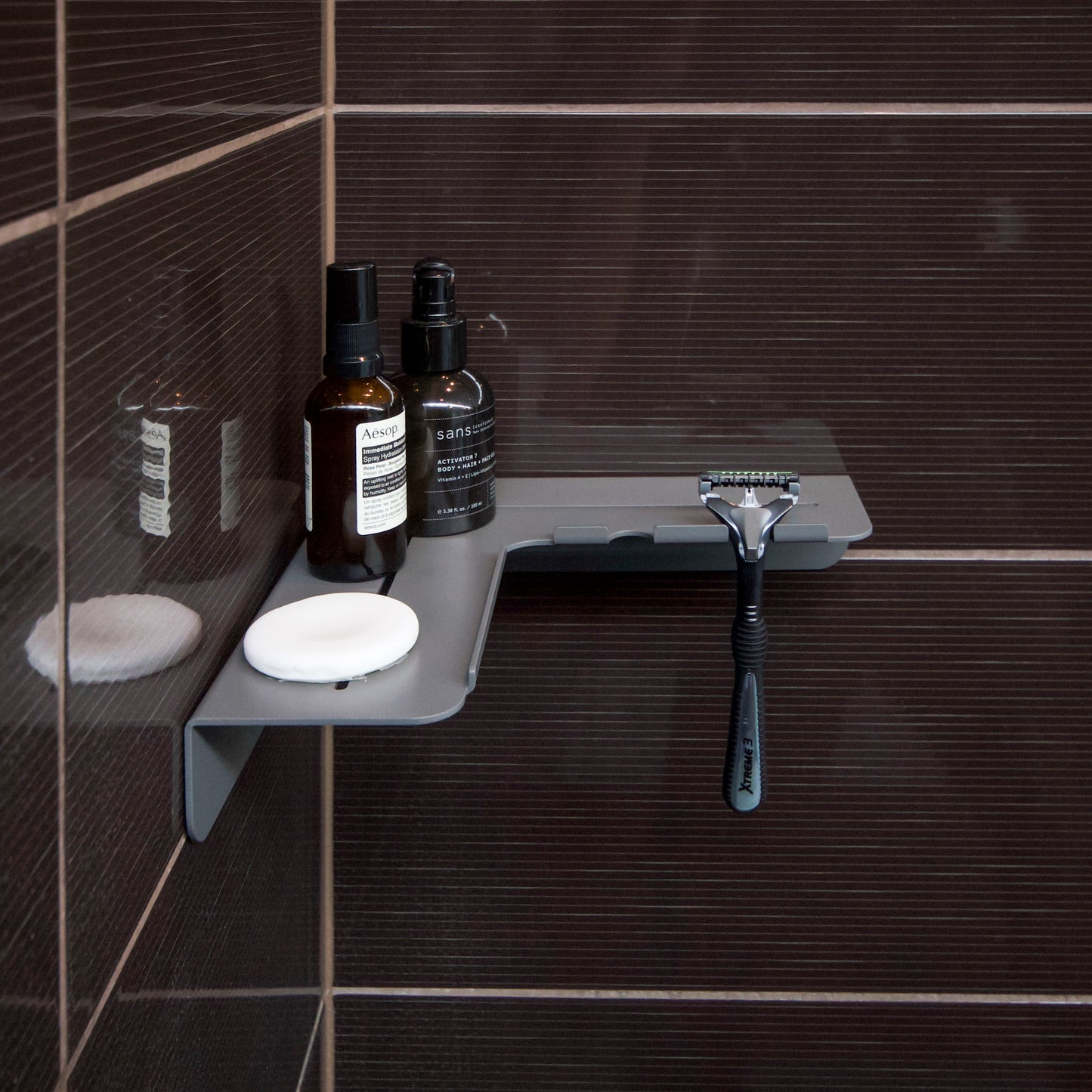 Crisp &Co. Vito Corner Shower Shelf