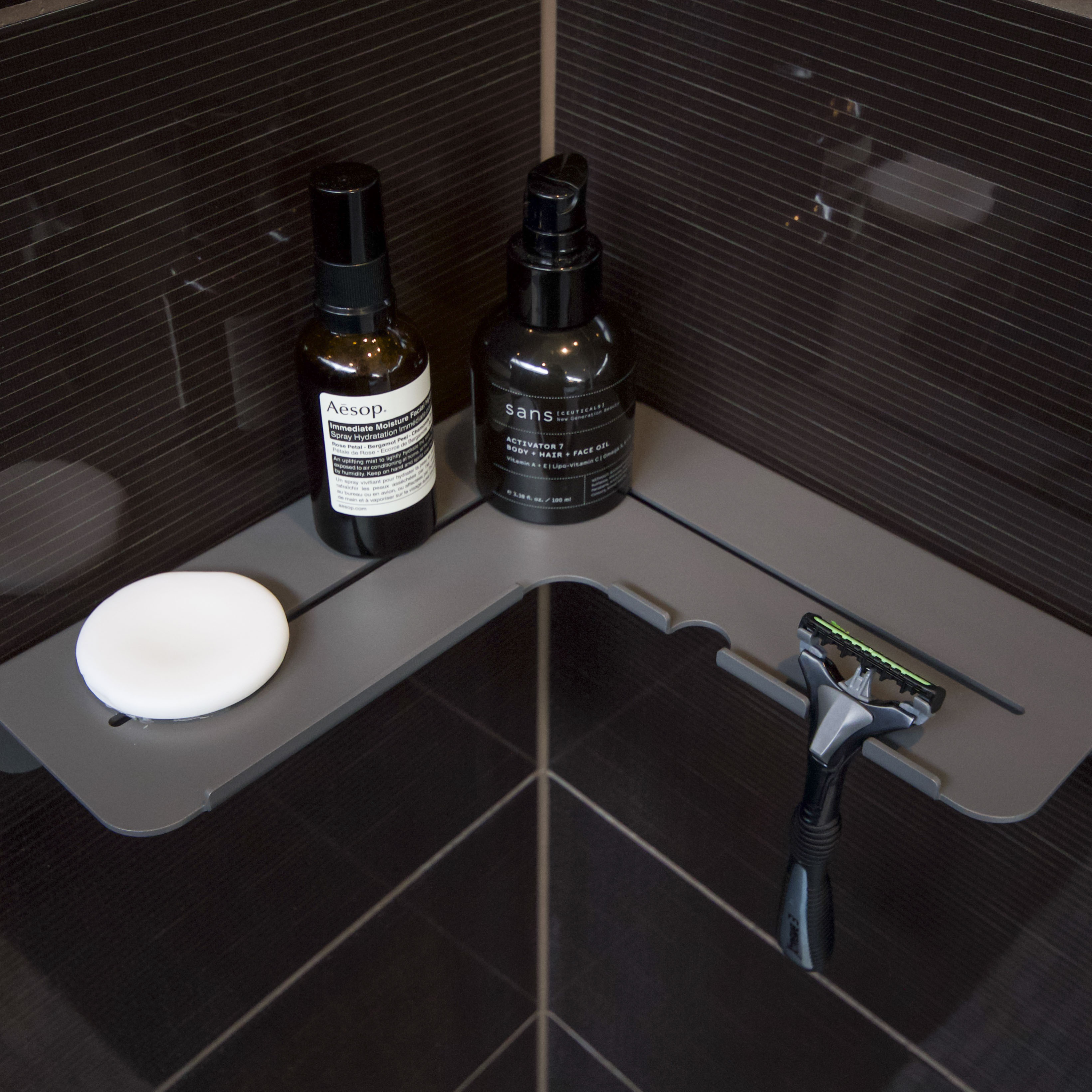Crisp &Co. Vito Corner Shower Shelf