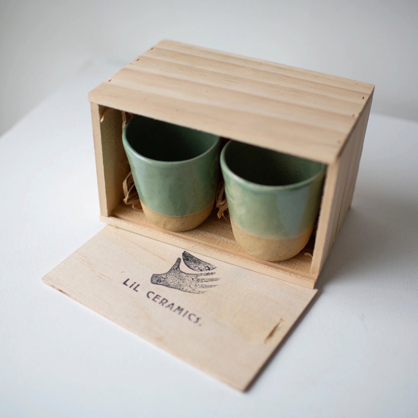 Coffee tumblers x 2 in Wooden Giftbox (Pre-Order)