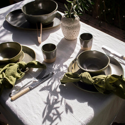 Lil Ceramics. Essentials Dinner Set - Kelp