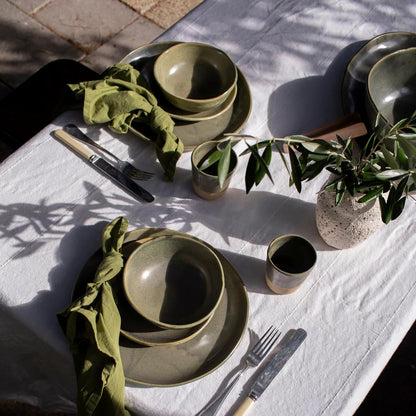 Lil Ceramics. Essentials Dinner Set - Kelp