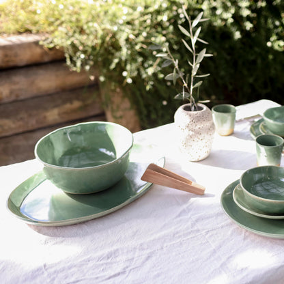 Lil Ceramics. Essentials Dinner Set - Sage Green