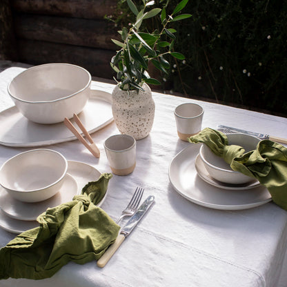 Lil Ceramics. Essentials Dinner Set - Satin White