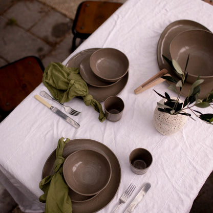 Lil Ceramics. Essentials Dinner Set - Granite