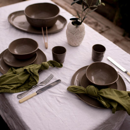 Lil Ceramics. Essentials Dinner Set - Granite