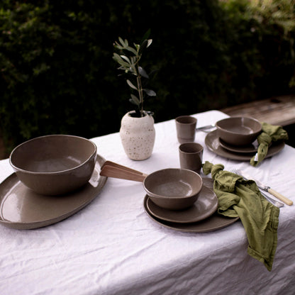 Lil Ceramics. Essentials Dinner Set - Granite