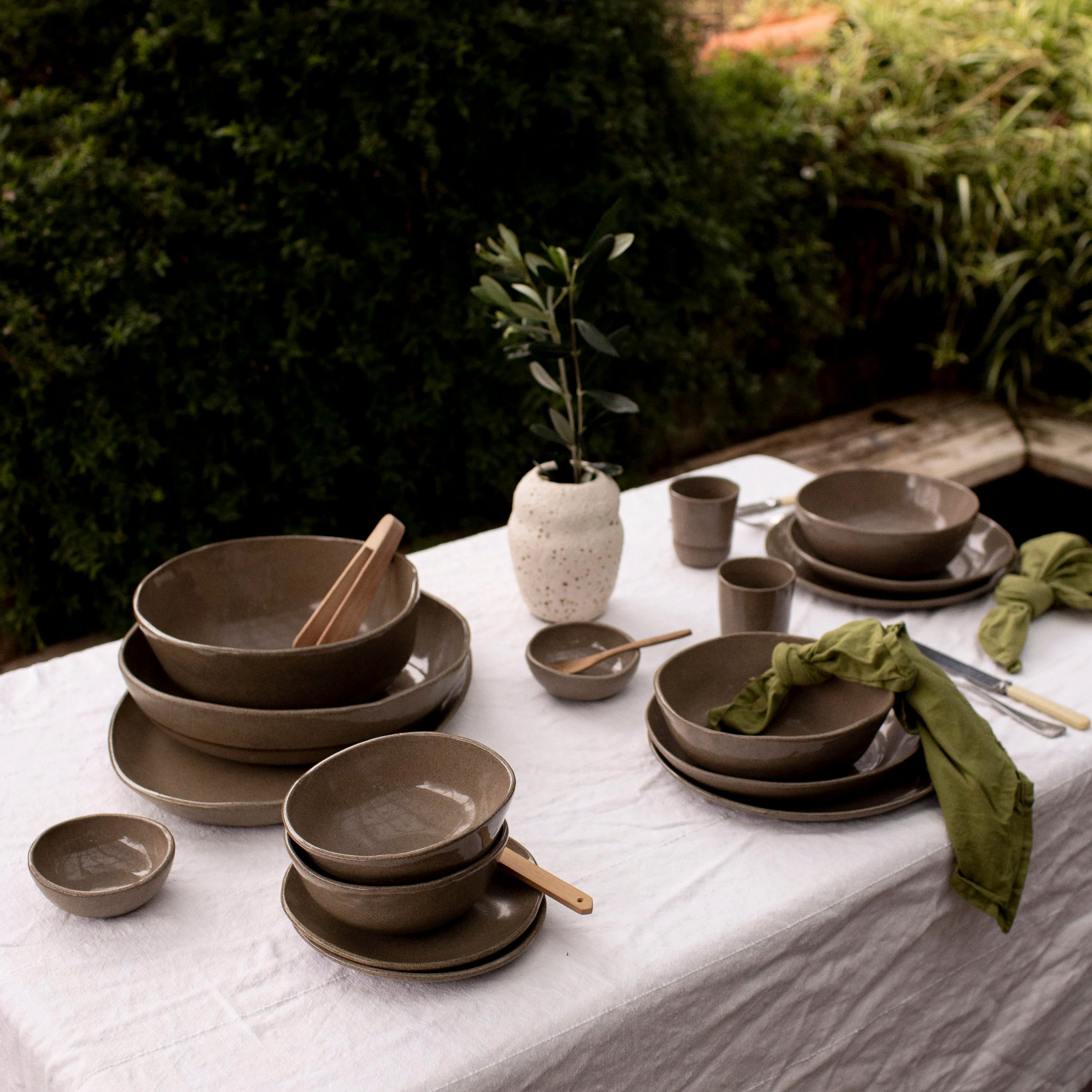 Lil Ceramics. Everyday Full Spread Dinner Set