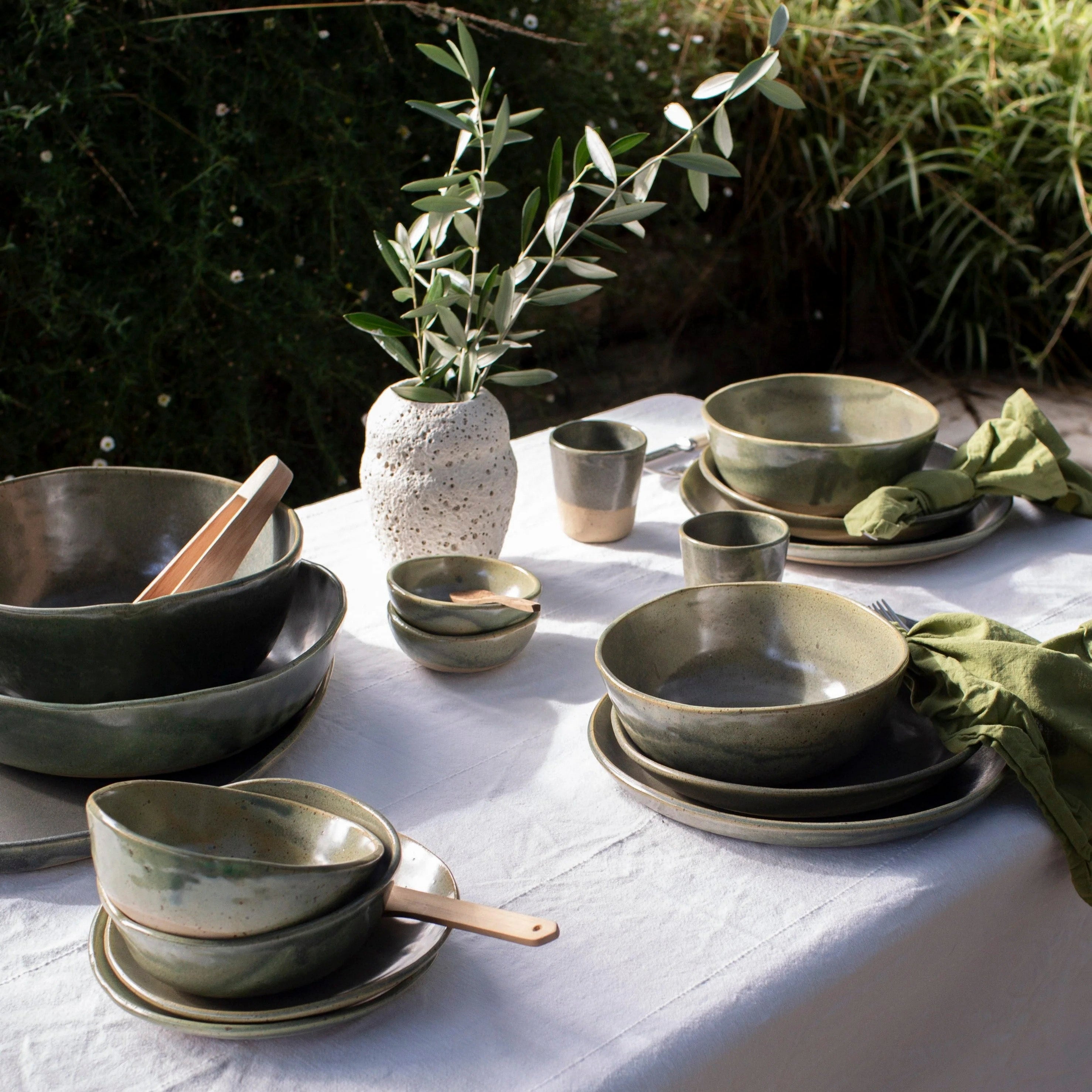Lil Ceramics. Everyday Full Spread Dinner Set