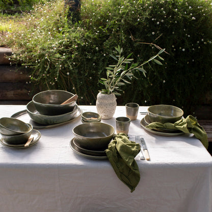 Lil Ceramics. Full Spread Dinner Set - Kelp