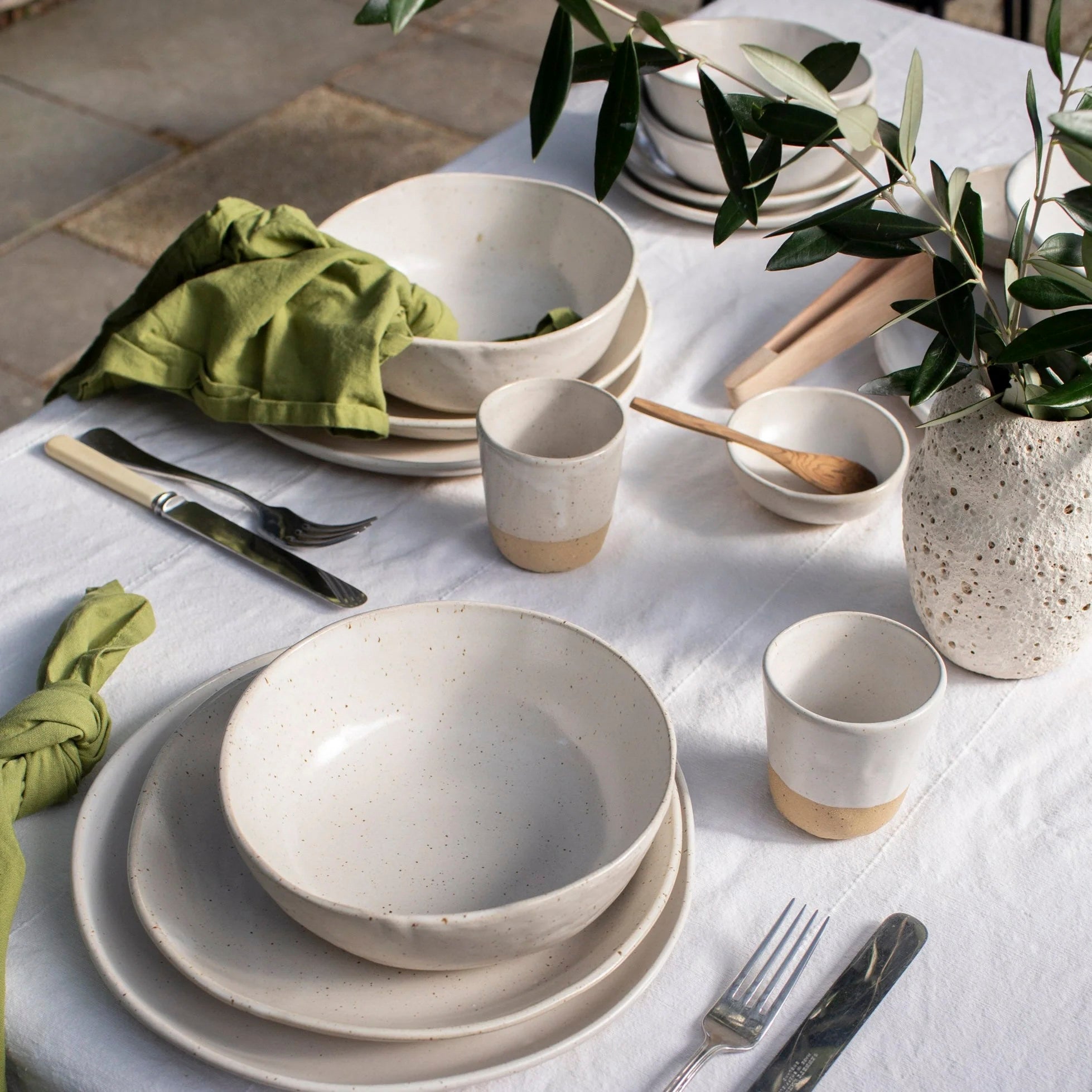 Lil Ceramics. Everyday Full Spread Dinner Set