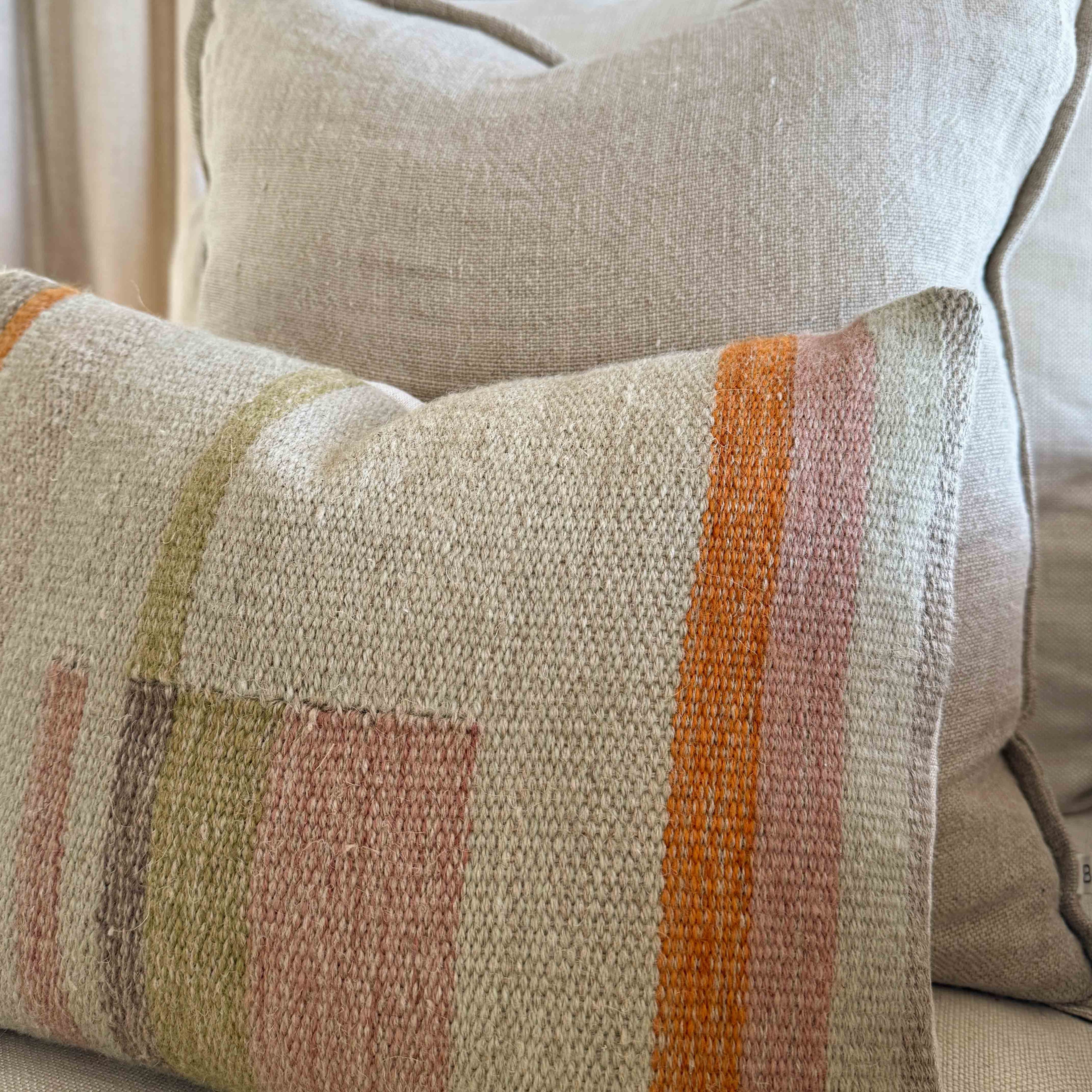 Loom Studio. Handwoven Block Cushion 40x30cm