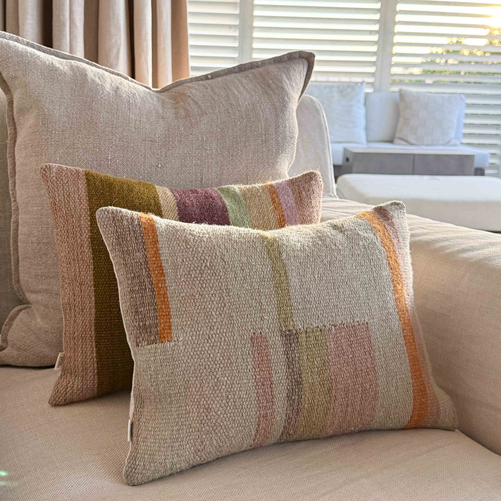 Loom Studio. Handwoven Block Cushion 40x30cm