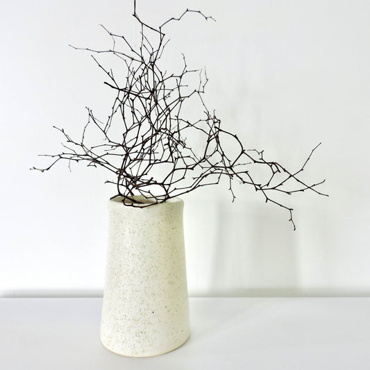 Nadine McConnell Ceramics. Ecru Flower Pot