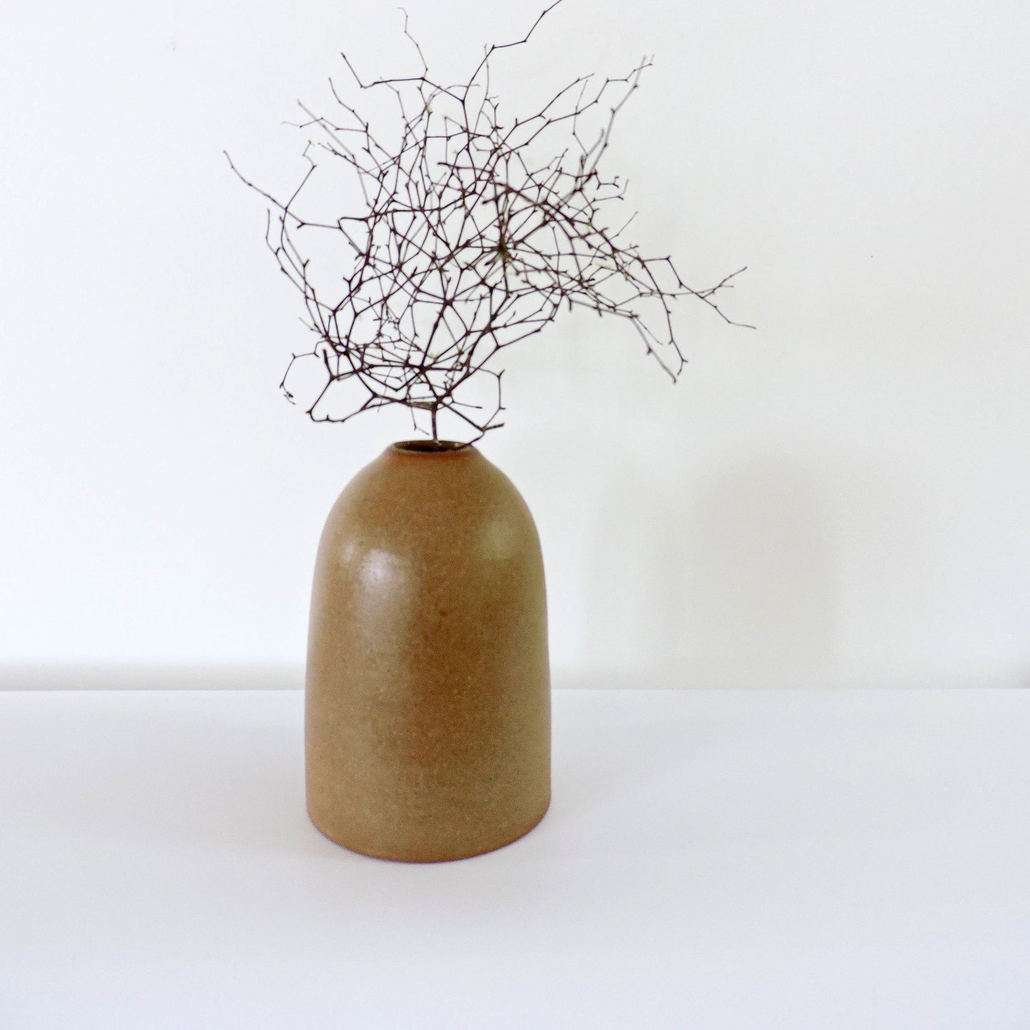 Nadine McConnell Ceramics. Fawn Bottle Vase