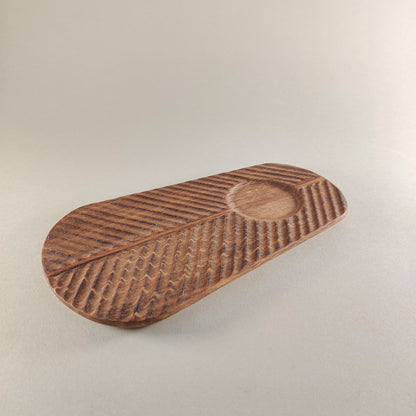 Nice.Jo. - Jo Bidwell. Dainty Nikau Tray - Oak