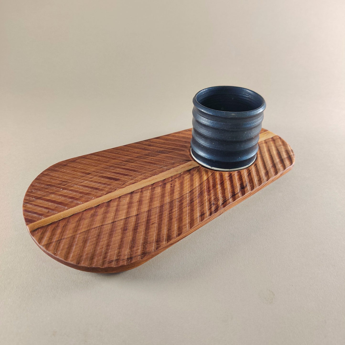 Nice.Jo. - Jo Bidwell. Dainty Nikau Tray - Rimu