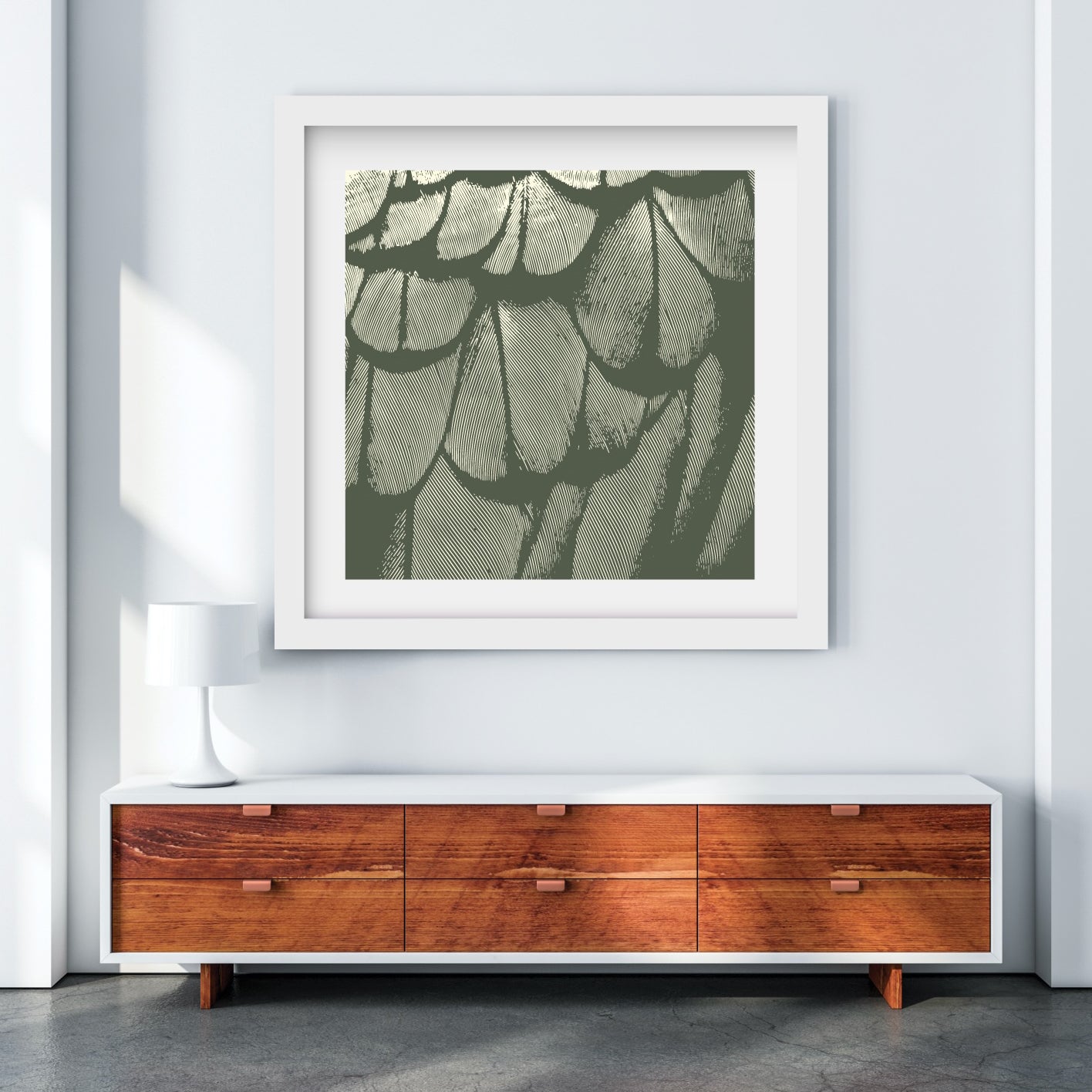 OOAK. Kea Feathers | Green