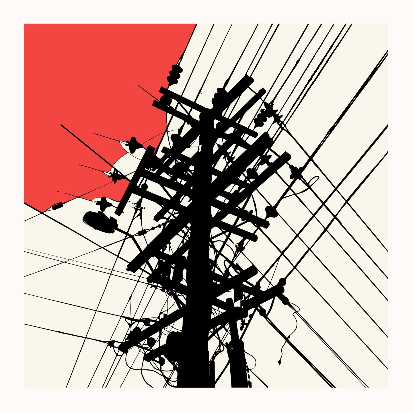 OOAK. Utility Pole | Pop Colours
