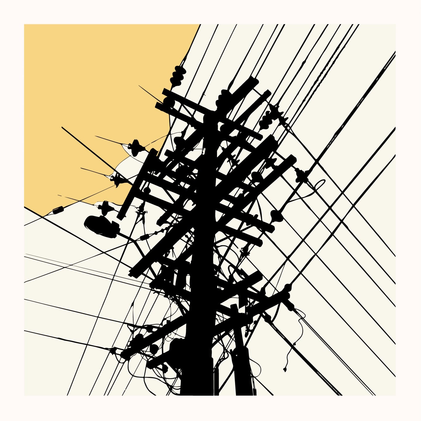 OOAK. Utility Pole | Pop Colours