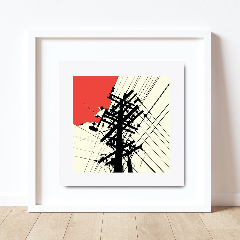 OOAK. Utility Pole | Pop Colours