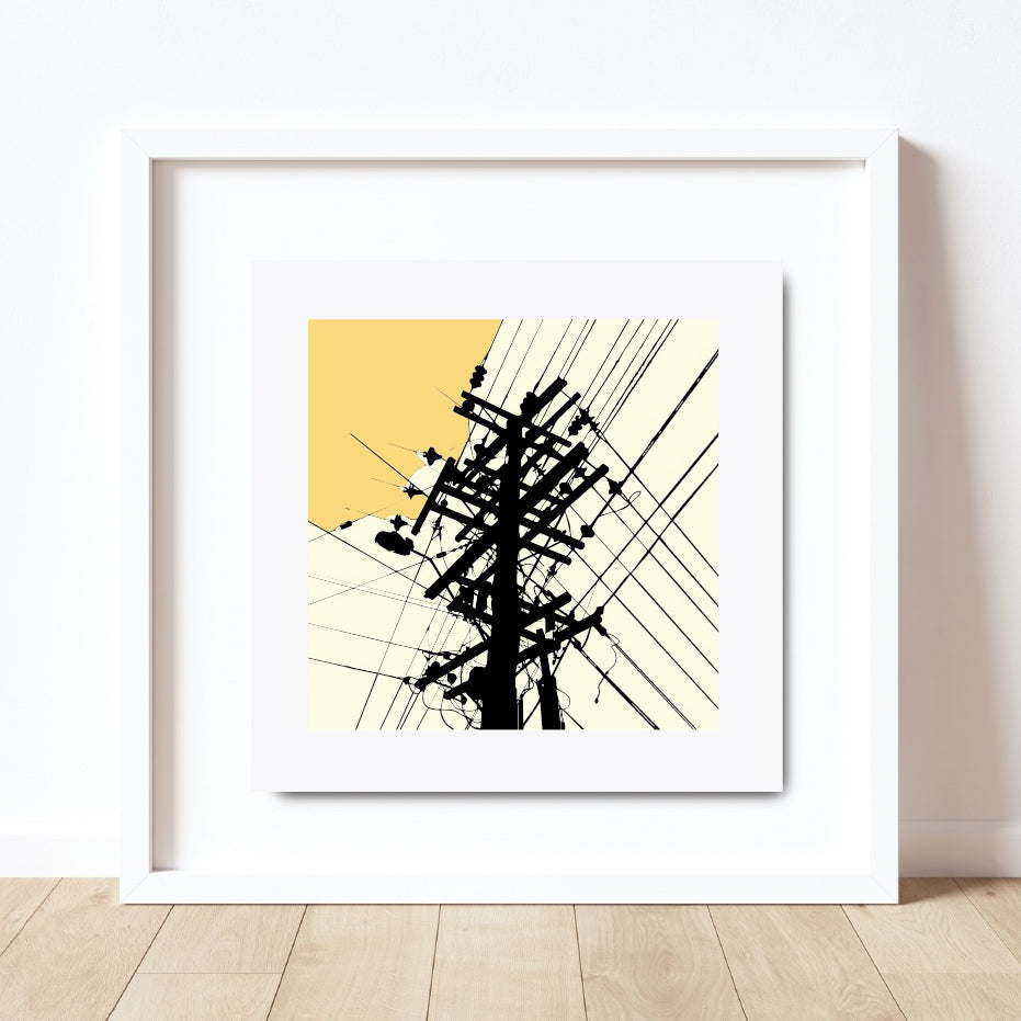 OOAK. Utility Pole | Pop Colours