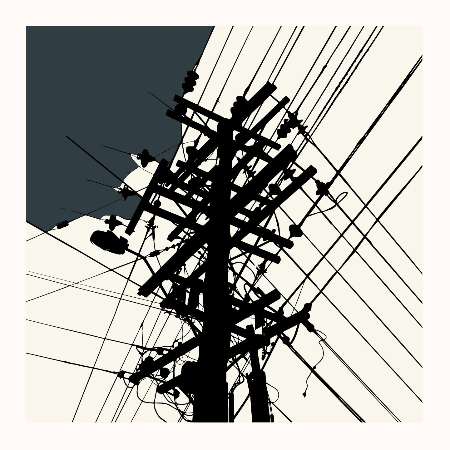 OOAK. Utility Pole | Pop Colours