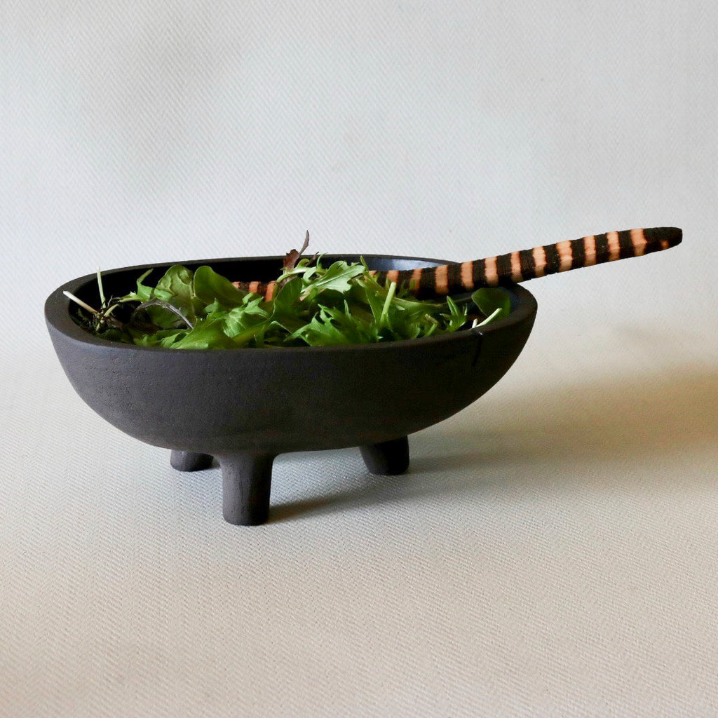 Shaw Road Ceramics. Midi Tri Bowl -  Textured White