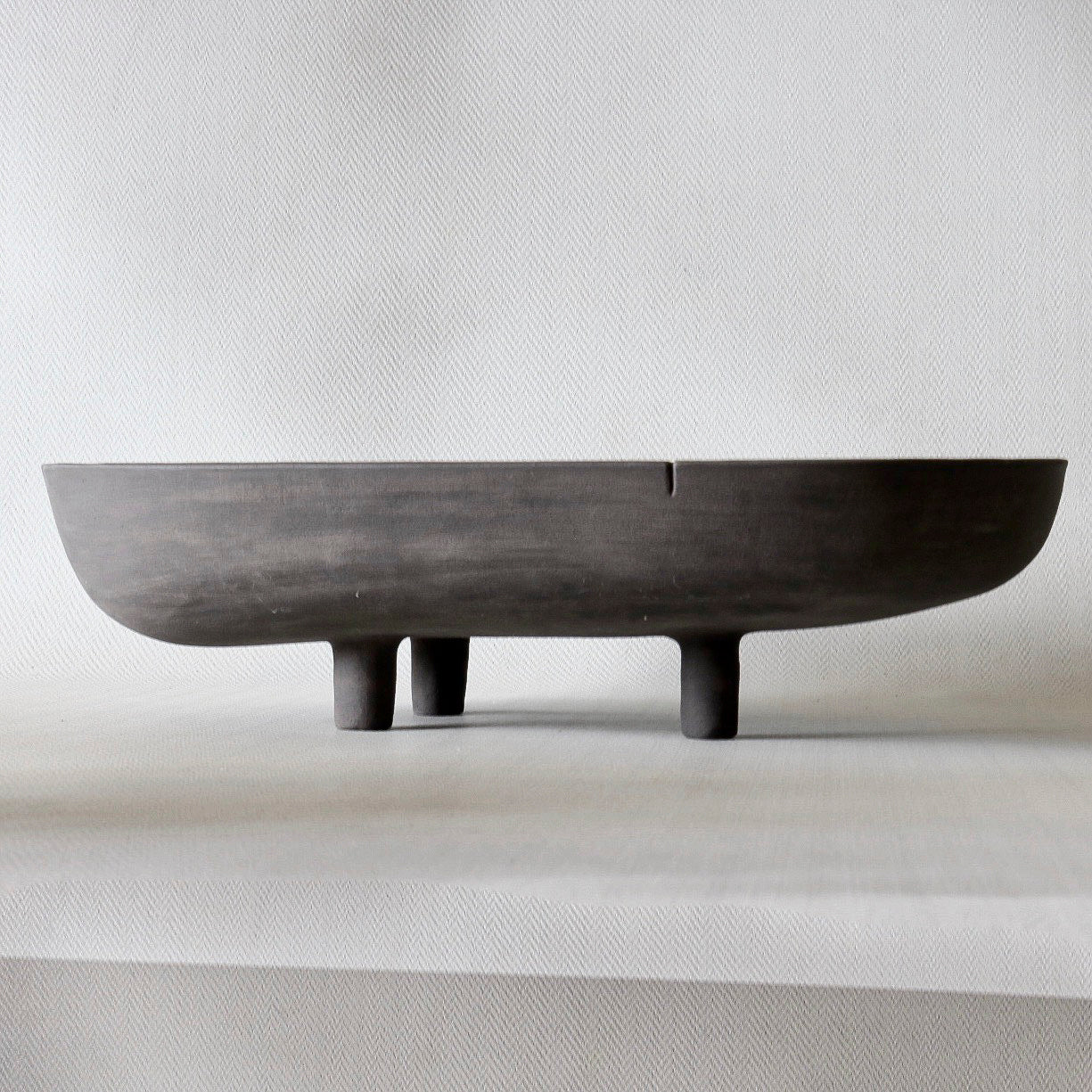 Shaw Road Ceramics. 'Finding The Balance' Presentation Bowl - Velvet Black