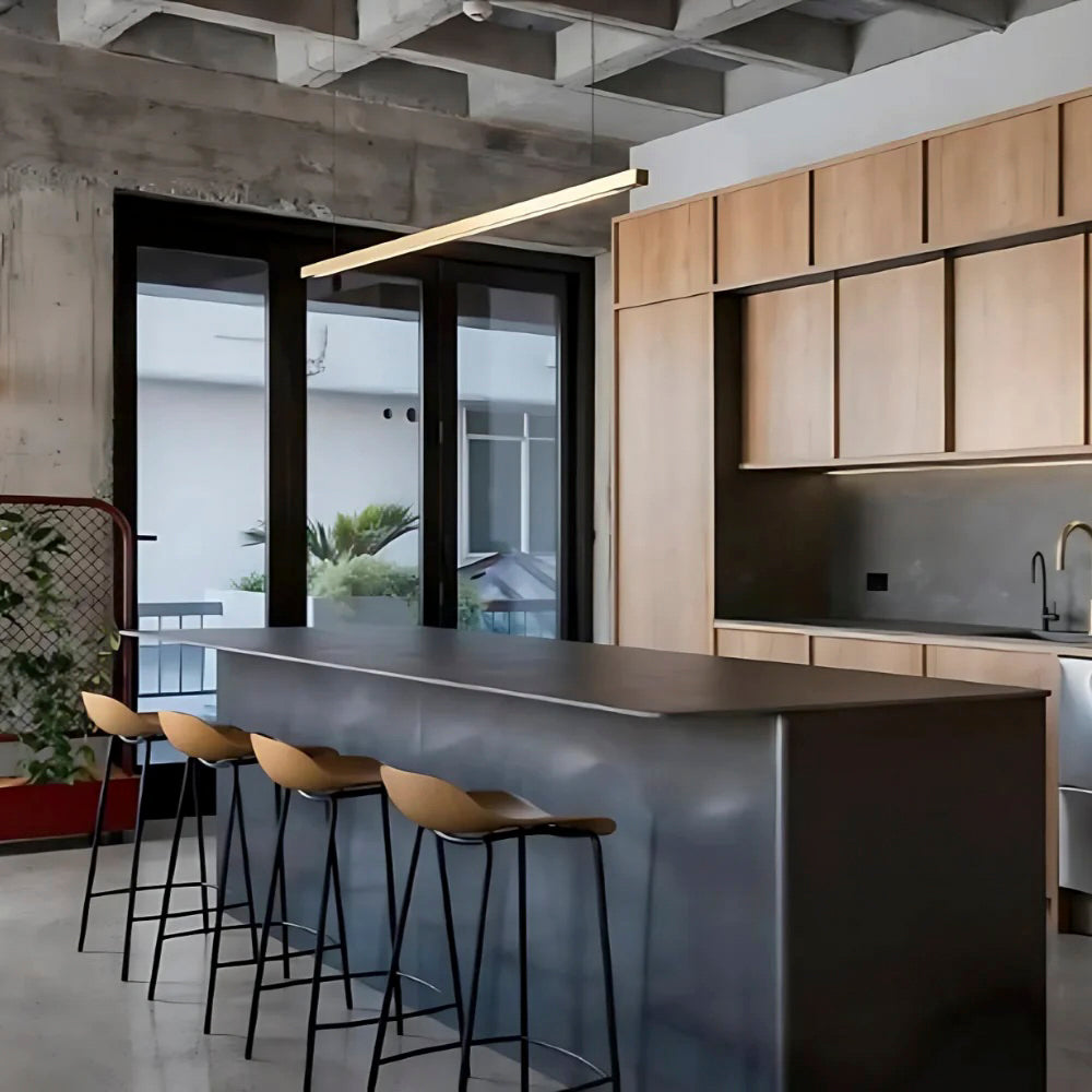 Capsühl Linear LED Linear Pendant | Brushed Brass