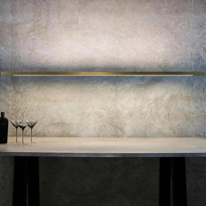 Capsühl Linear LED Linear Pendant | Brushed Brass