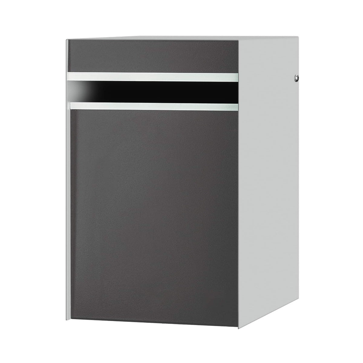 Box Design. Designer letterbox - Silver Pearl casing