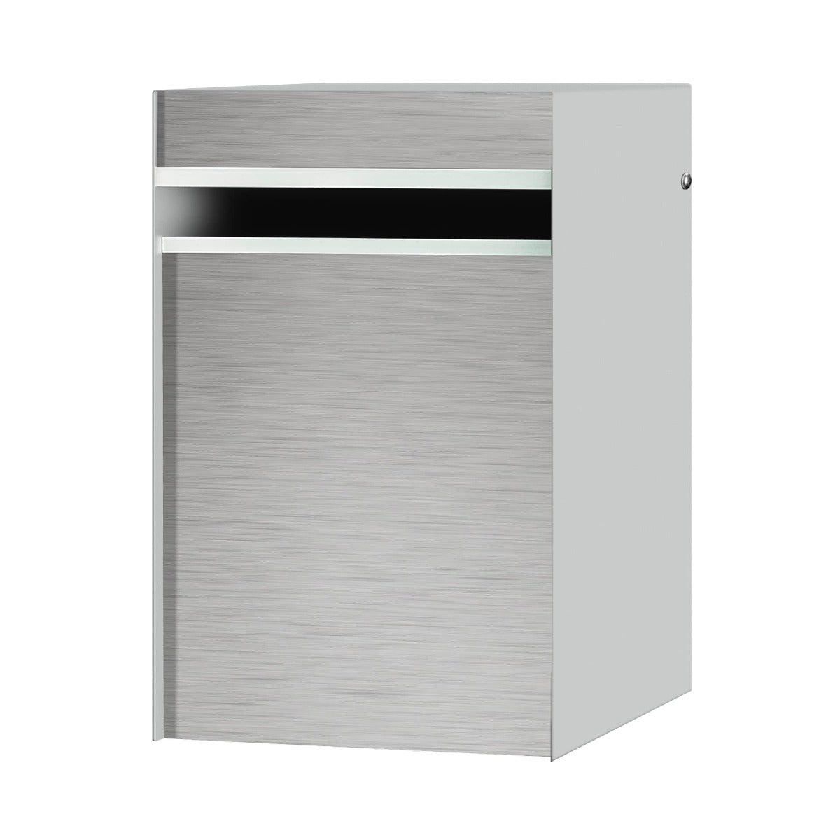 Box Design. Designer letterbox - Silver Pearl casing