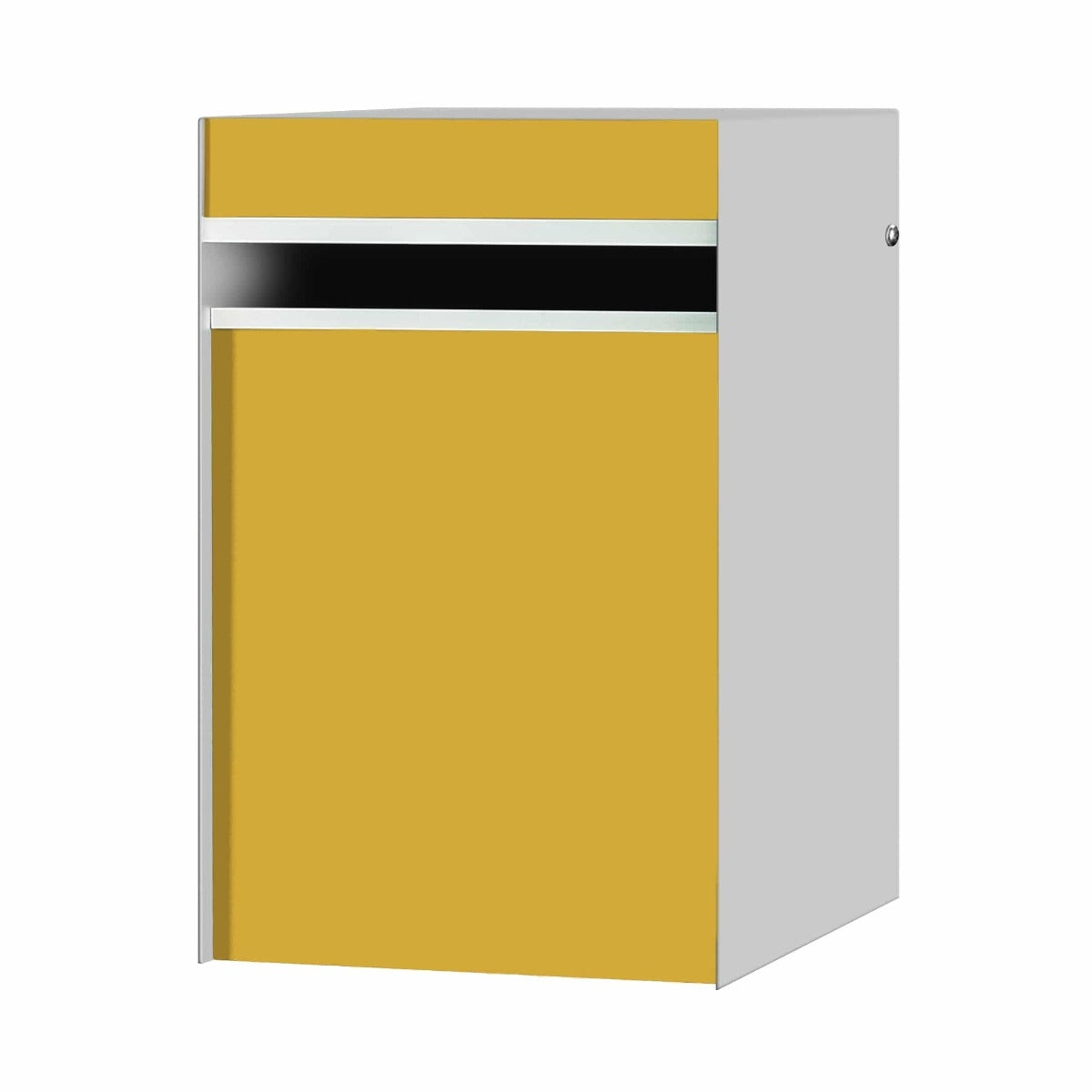 Box Design. Designer letterbox - Silver Pearl casing