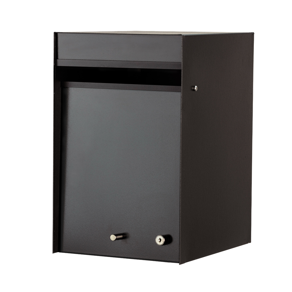 Box Design. Designer letterbox - Black casing