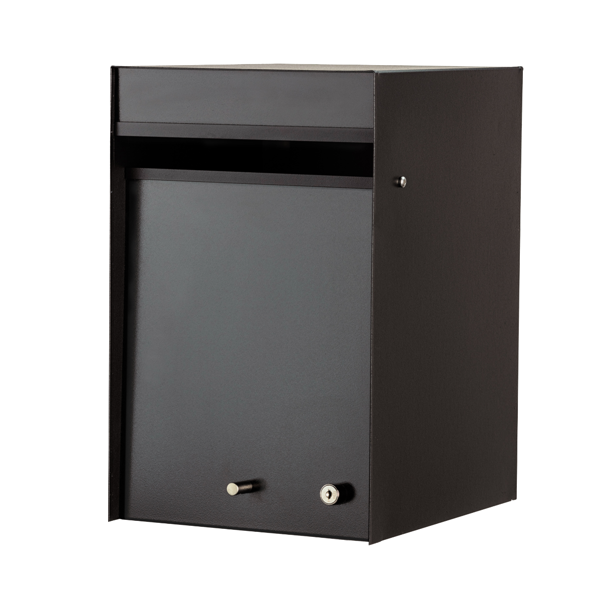 Box Design. Designer letterbox - Black casing