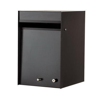 Box Design. Designer letterbox - Black casing