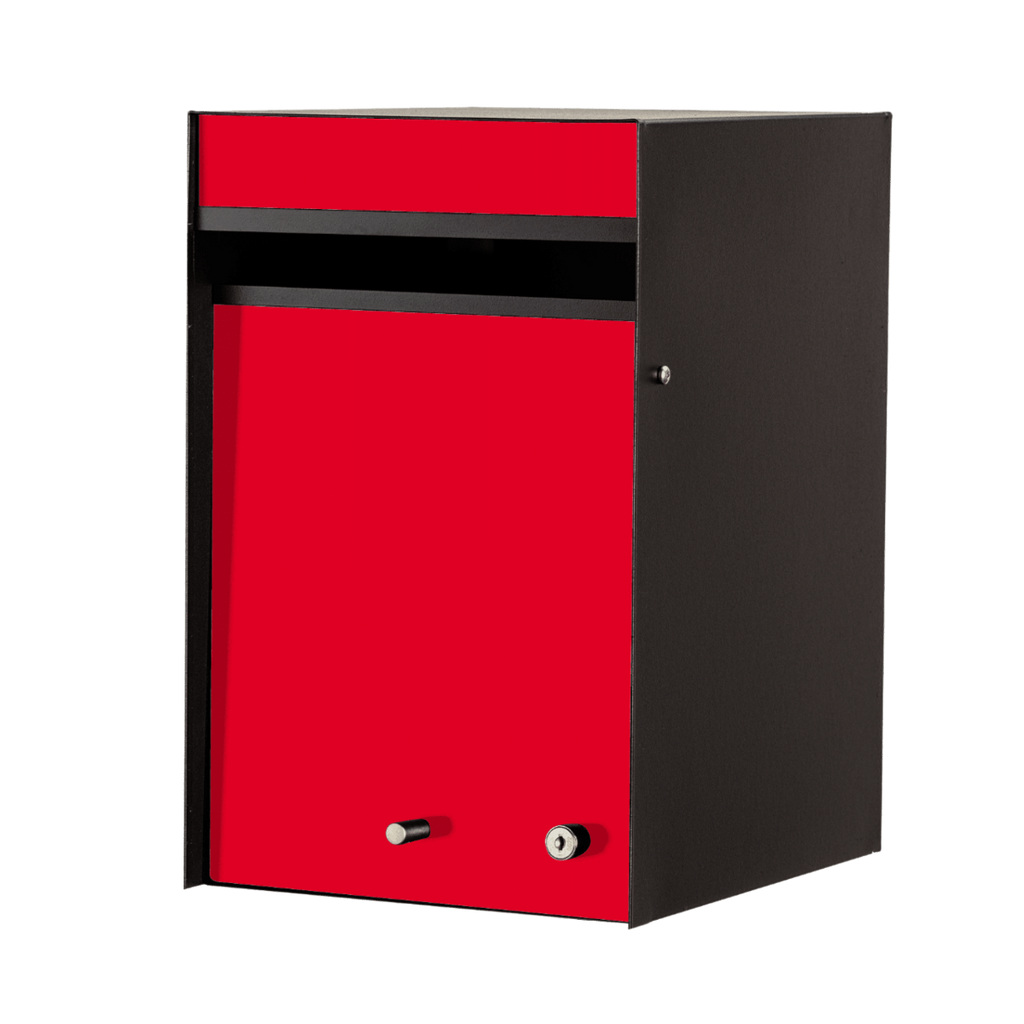 Box Design. Designer letterbox - Black casing