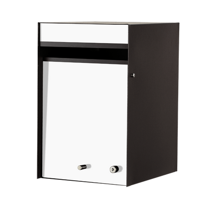 Box Design. Designer letterbox - Black casing