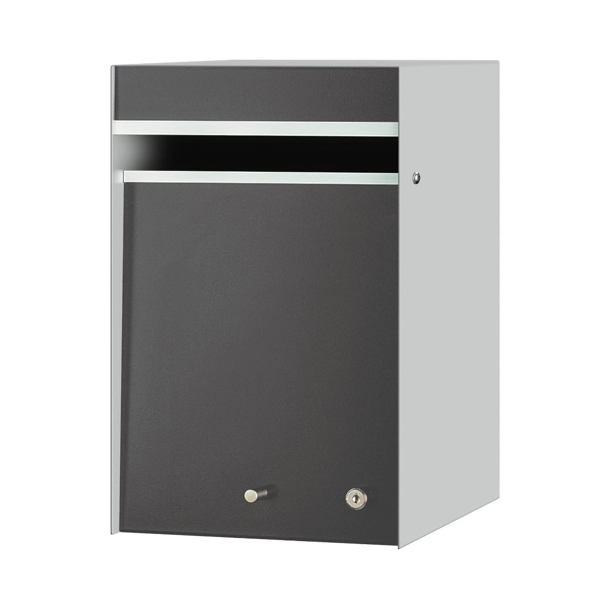 Box Design. Designer letterbox - Silver Pearl casing