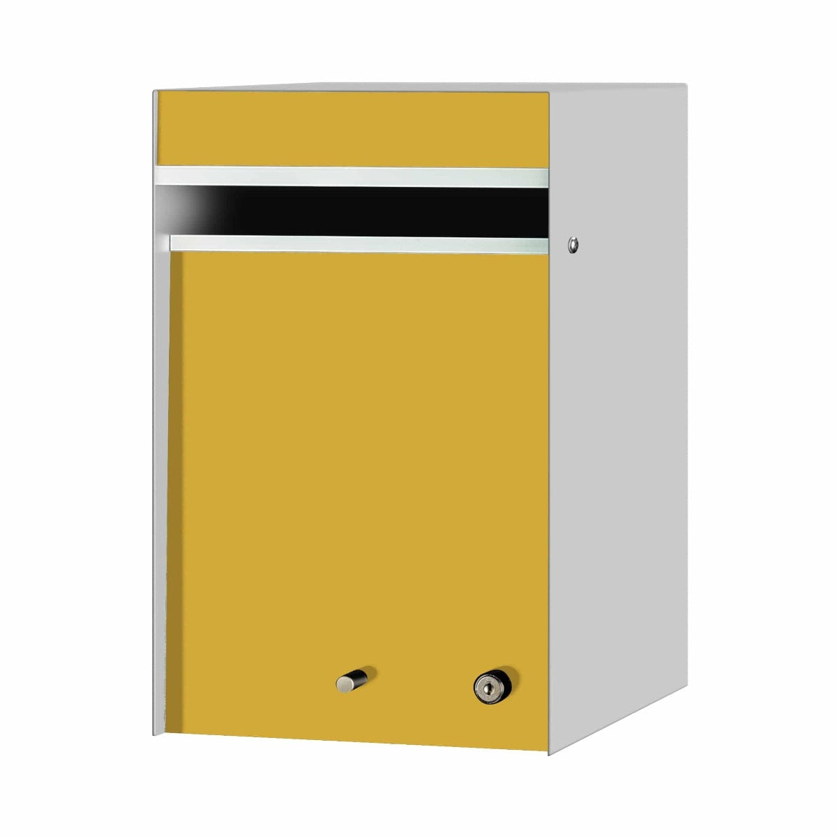 Box Design. Designer letterbox - Silver Pearl casing