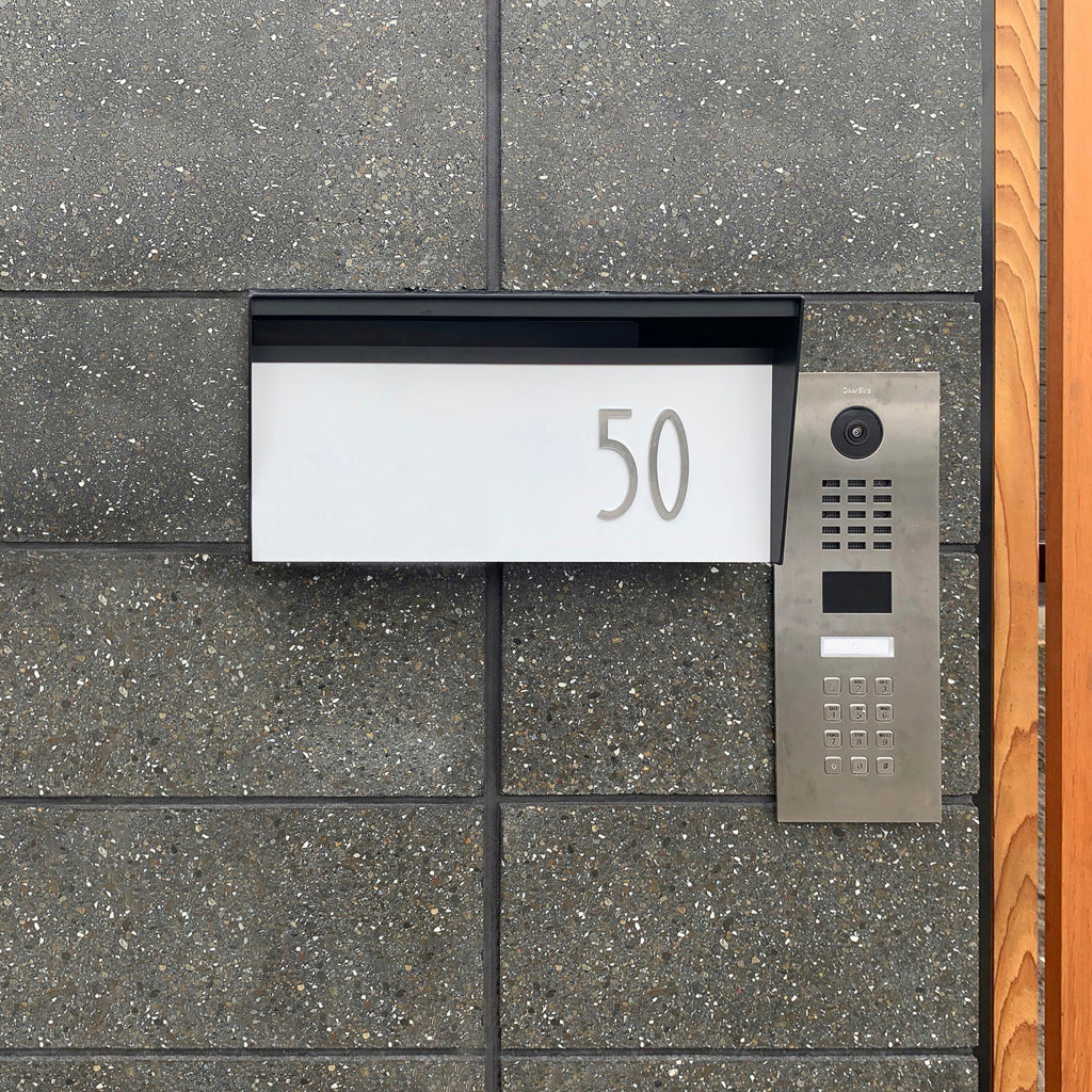 Box Design. Metro letterbox - Black casing