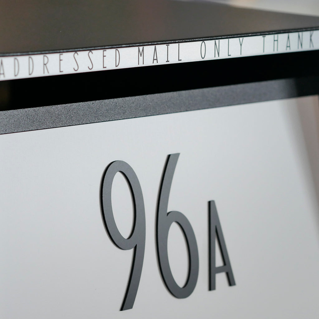 Box Design. Urban letterbox - Black casing