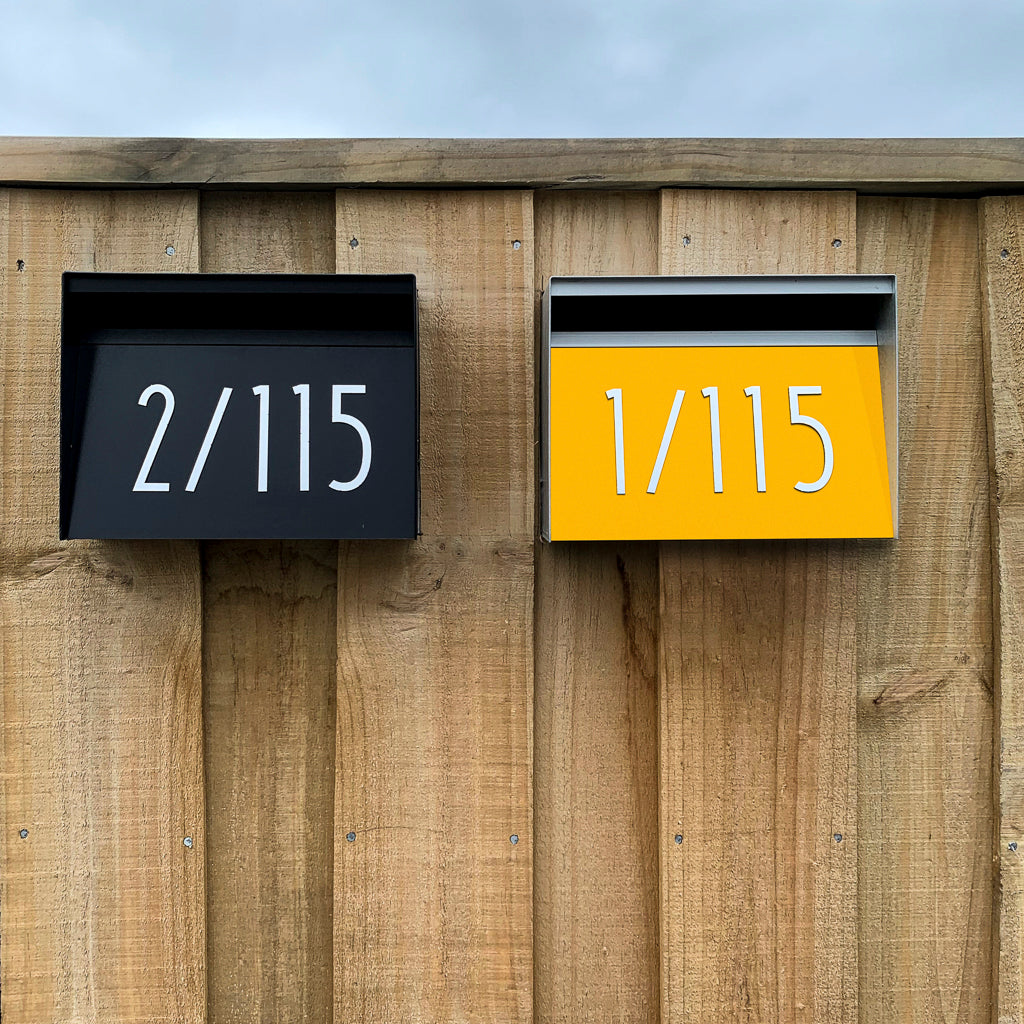 Box Design. Urban letterbox - Black casing
