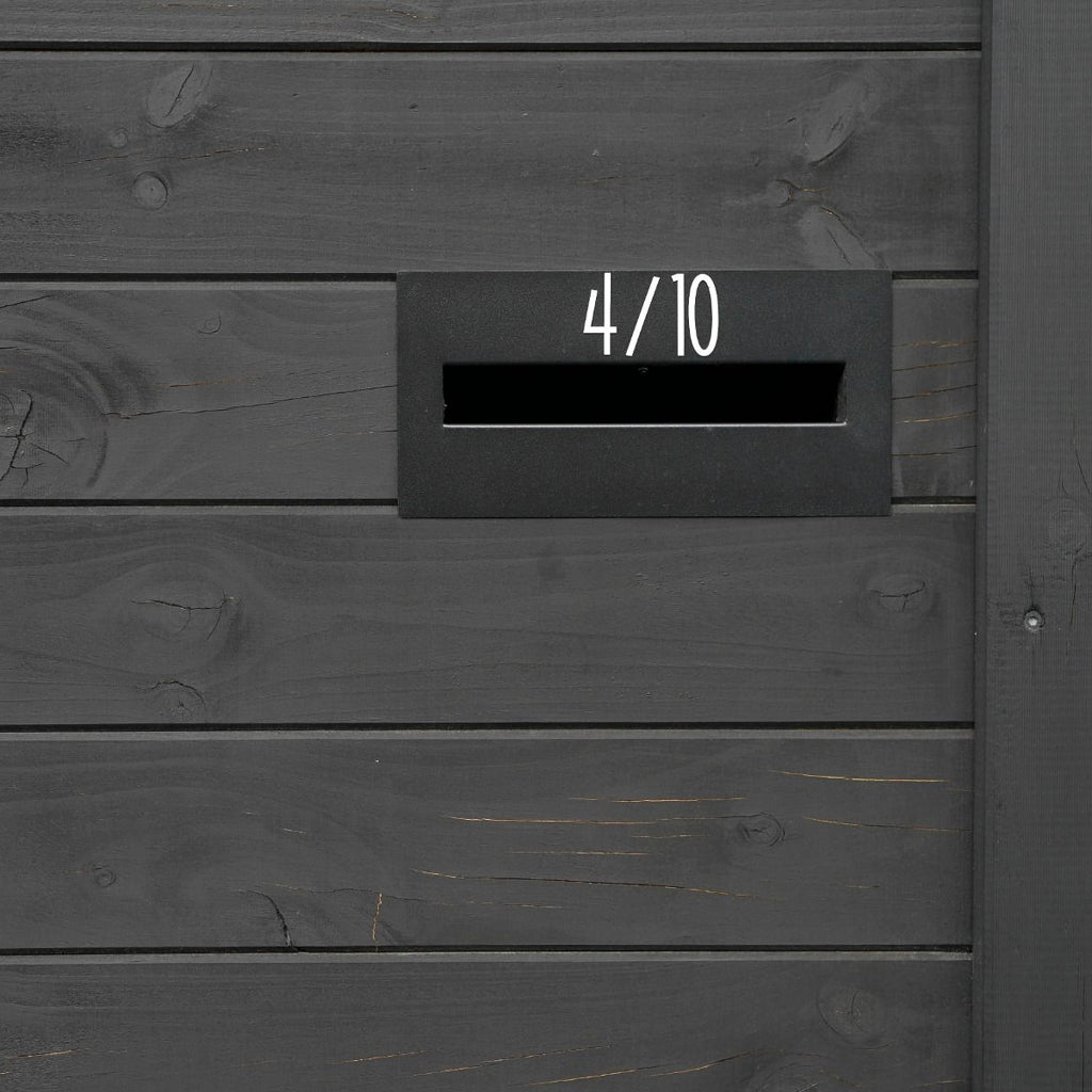 Box Design. Letterbox Numbers and Letters 50mm